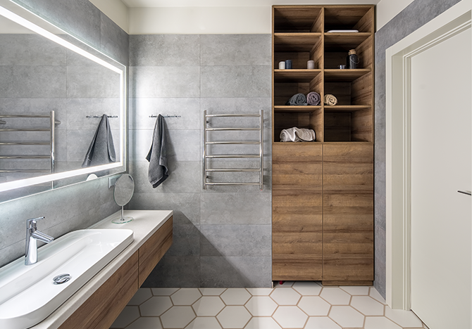 Consigli per un bagno pratico ed elegante